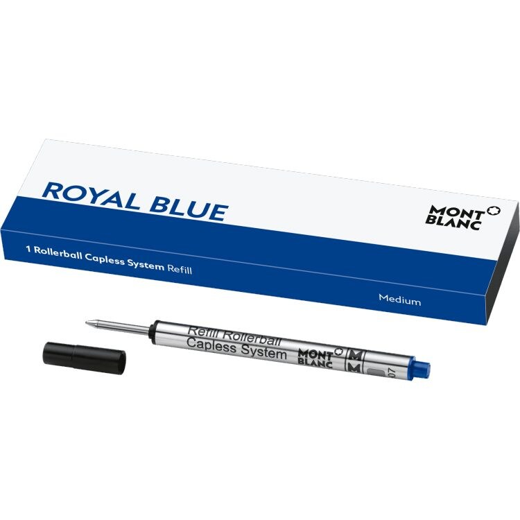 1 recharge pour rollerball sans capuchon (M), Royal Blue