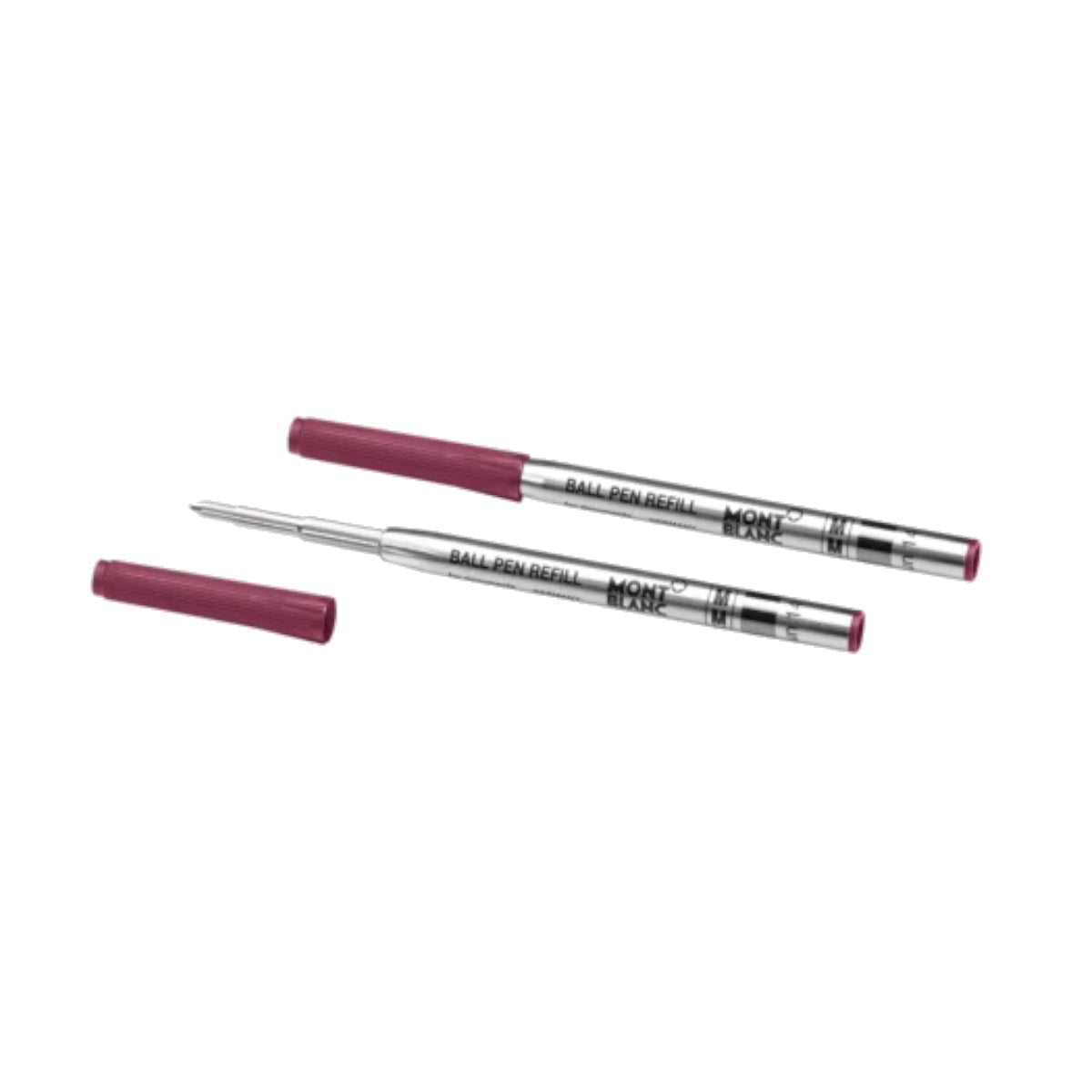 2 recharges pour stylo bille (M), Burgundy Red