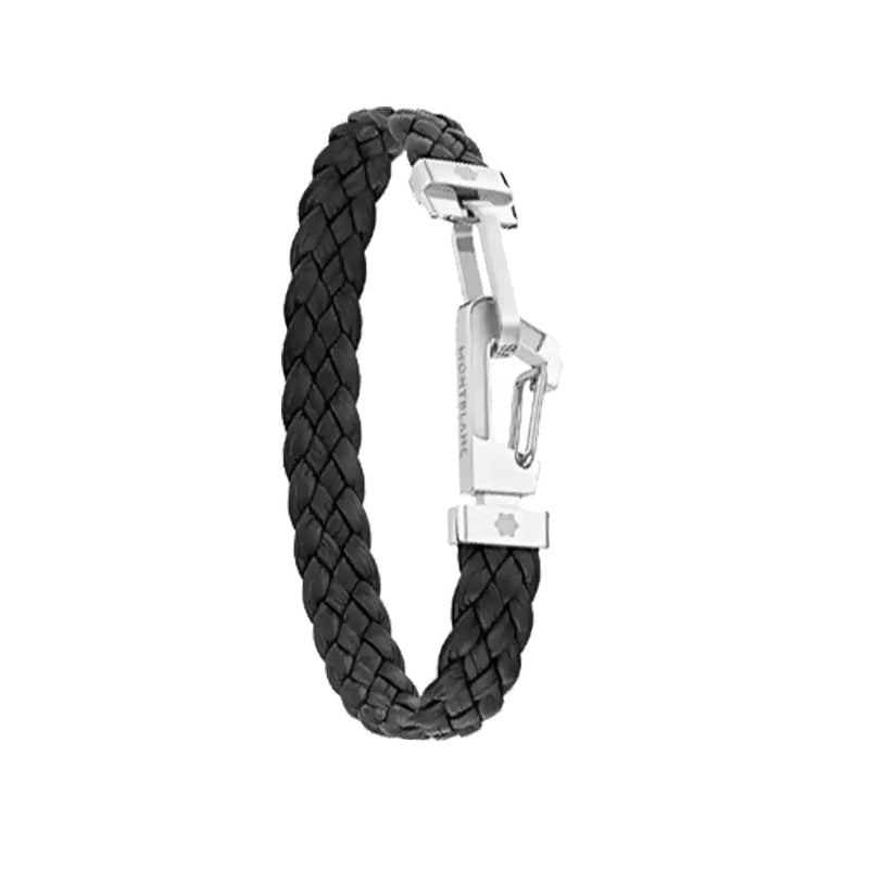 Bracelet Wrap Me en cuir noir